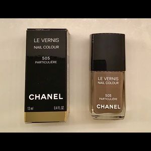 Gorgeous taupe/greige Chanel nail color